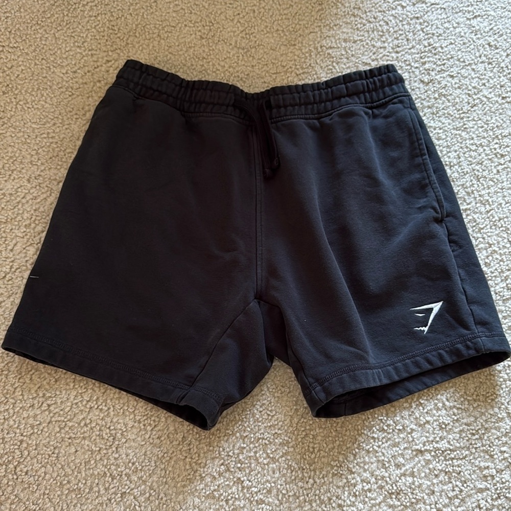 Gymshark Men's Black Cotton Shorts